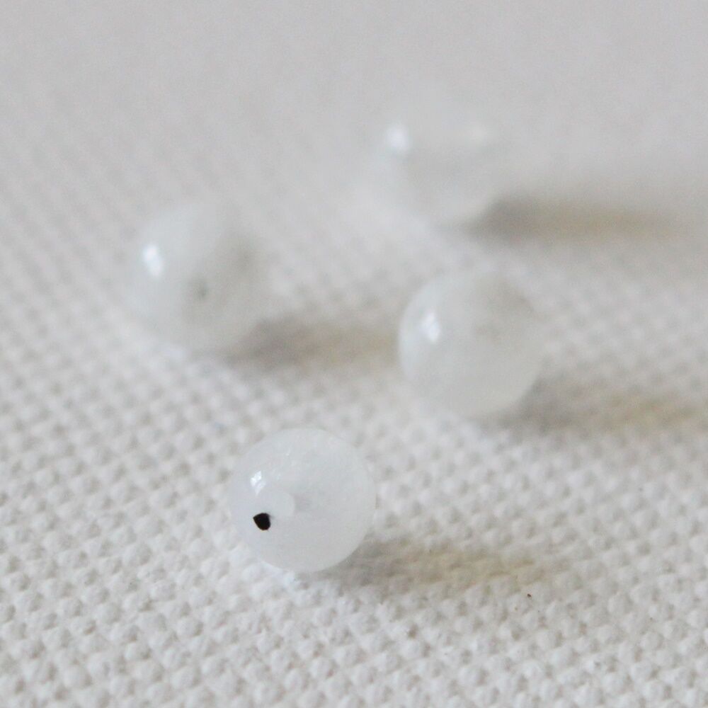 Szivárvány holdkő gyöngy - 6 mm