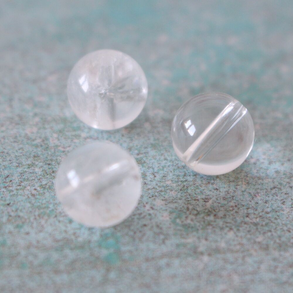 Hegyikristály gyöngy - 8 mm